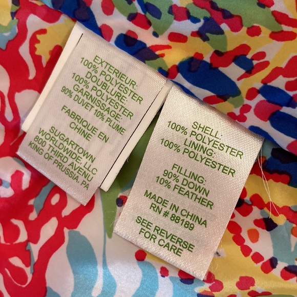 Lilly Pulitzer packable down vest small black - Picture 10 of 16